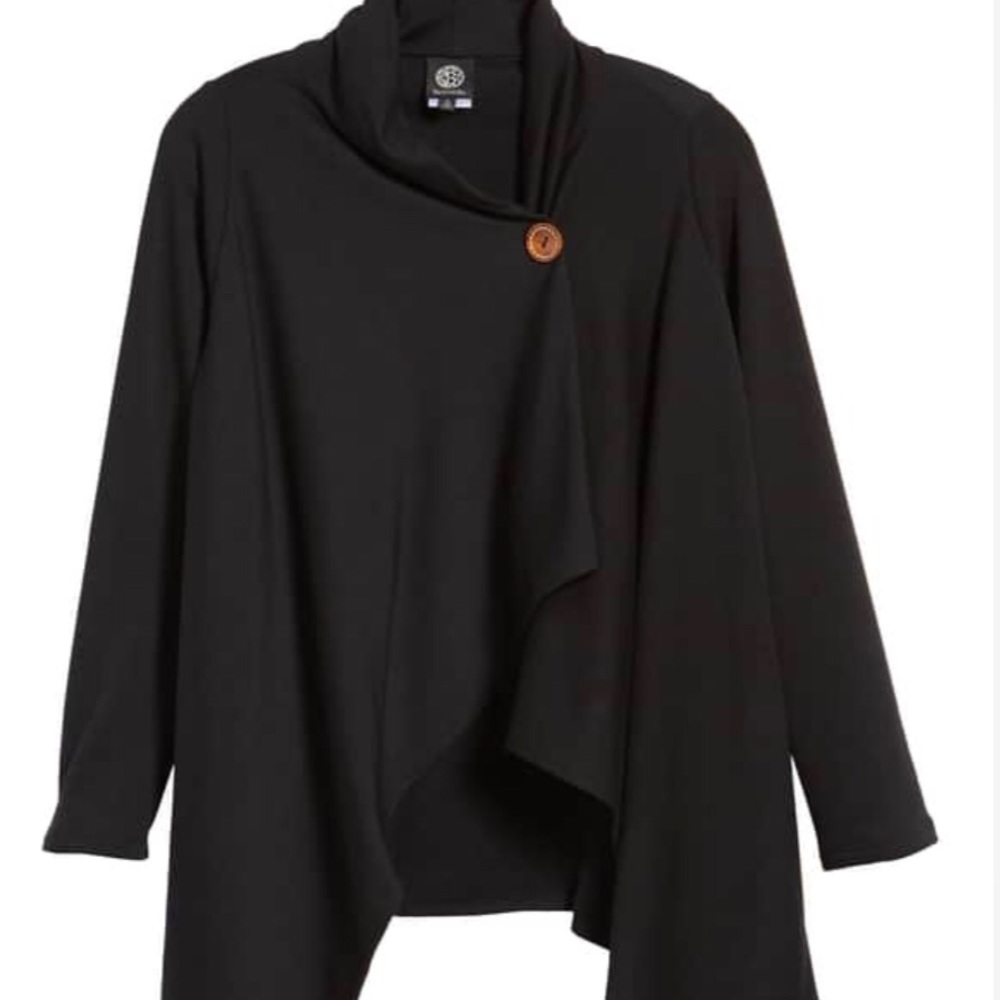 Bobeau One Button Cardigan